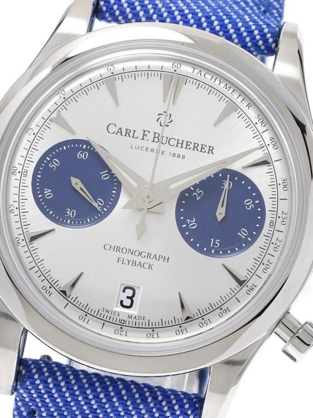 CARL F.BUCHERER Manero Flyback 1.6"" 00.10927.08.13.03 Automatic Men's
